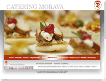 Tablet Screenshot of catering-morava.com